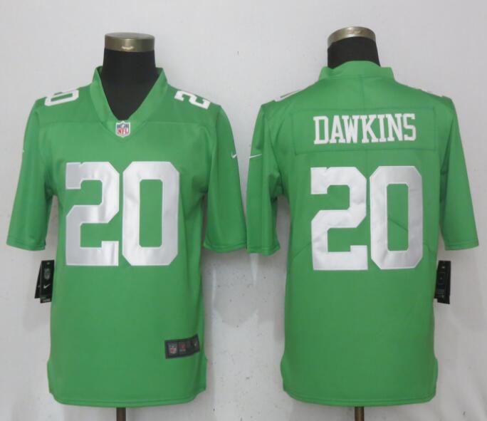 Men Philadelphia Eagles #20 Dawklns Wentz Green Vapor Untouchable Nike Limited NFL Jerseys->philadelphia eagles->NFL Jersey